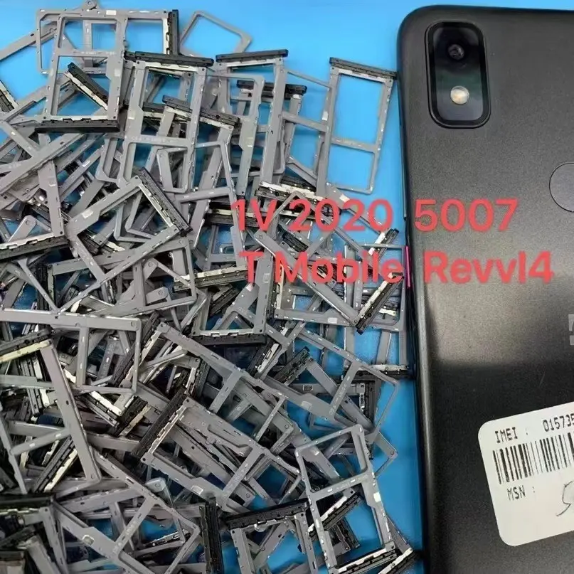 KNGZYF – adaptateur de carte SIM pour T Mobile REVVL 4 1V 2020 5007, support de fente de plateau de carte Sim, pièces de réparation, câble flexible