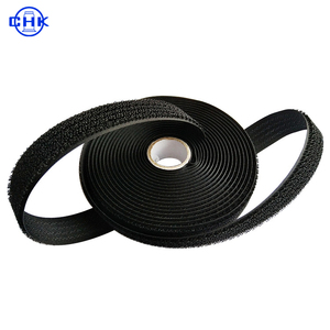 Cinta de gancho y bucle de poliéster Punto redondo Gancho y cierre de bucle Cinta de color Cinta de nailon para correas de reloj Elástico 1 pulg. x 4 pulg. - Product Image 3