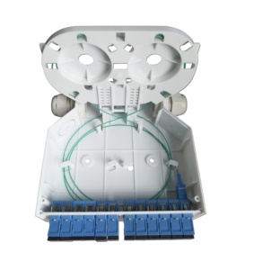 Caja de distribución de fibra óptica de 12 núcleos montada en riel DIN para interiores Caja de terminales FTTH dúplex 6 SC - Product Image 5