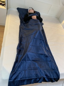 酒店用丝棉涤纶旅行床单普通平板成人单人双人家庭式睡眠床单 - Product Image 5