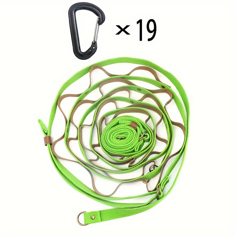 Green Set (with 19 carabiners)