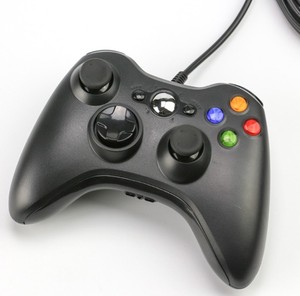 แผงควบคุมแบบมีสายสำหรับ Xbox 360พร้อมโลโก้ดั้งเดิมชุดเกมแพดสำหรับ Xbox 360