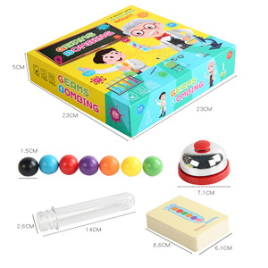 Bambini Eco-Friendly Perline Colorate di Pensiero Logico di Formazione Del Cervello Giochi Educativi Per I Germi Bombardamento Giocatore del Gioco - Product Image 4
