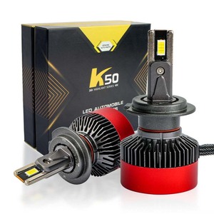 ระบบให้แสงสว่างอัตโนมัติไฟหน้า LED 9005รุ่น K5ไฟหน้ารถ HB3 H11 H4 6000K 8-core CSP 3570 CANbus ถอดรหัสแสง - Product Image 1
