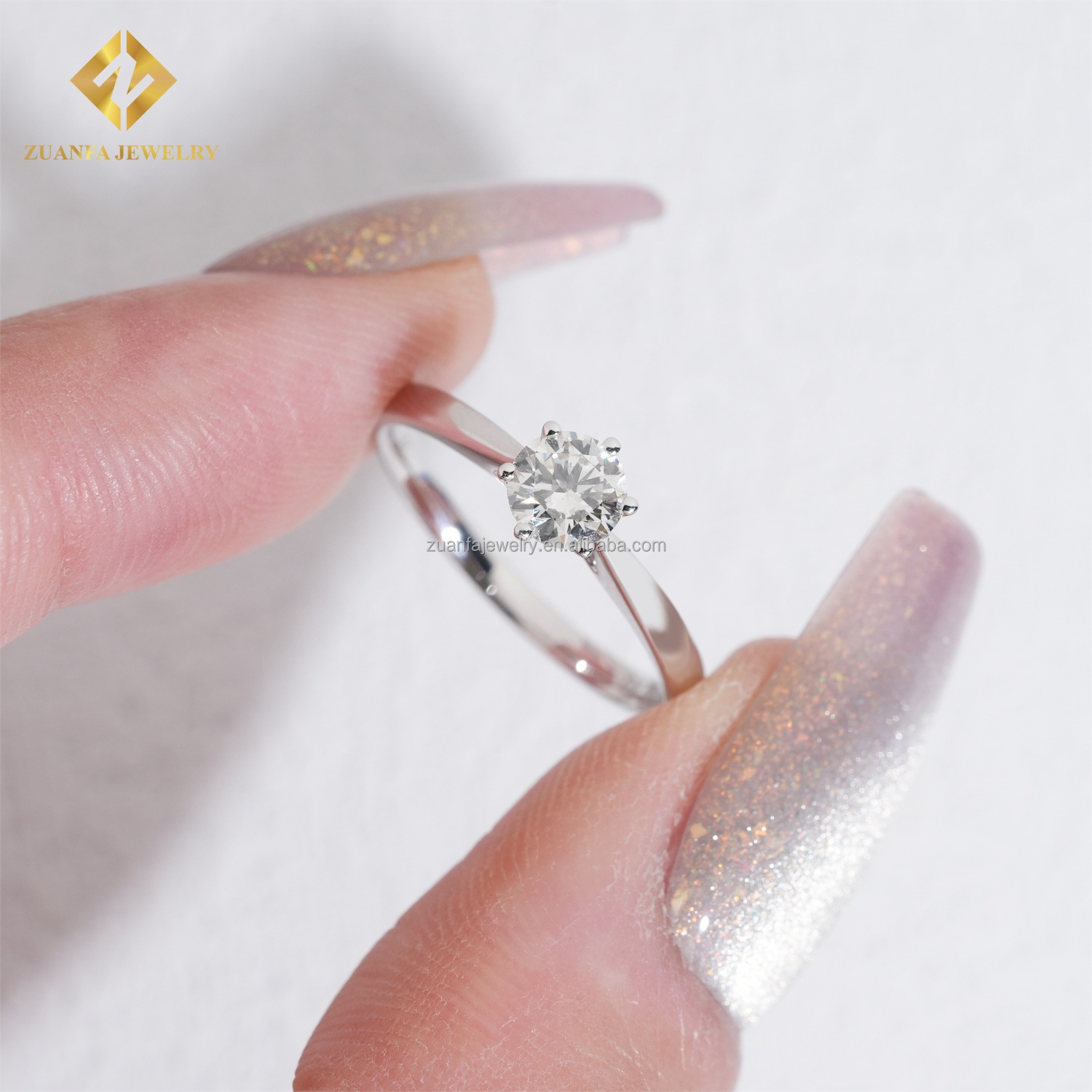 14k+0.5ct main stone