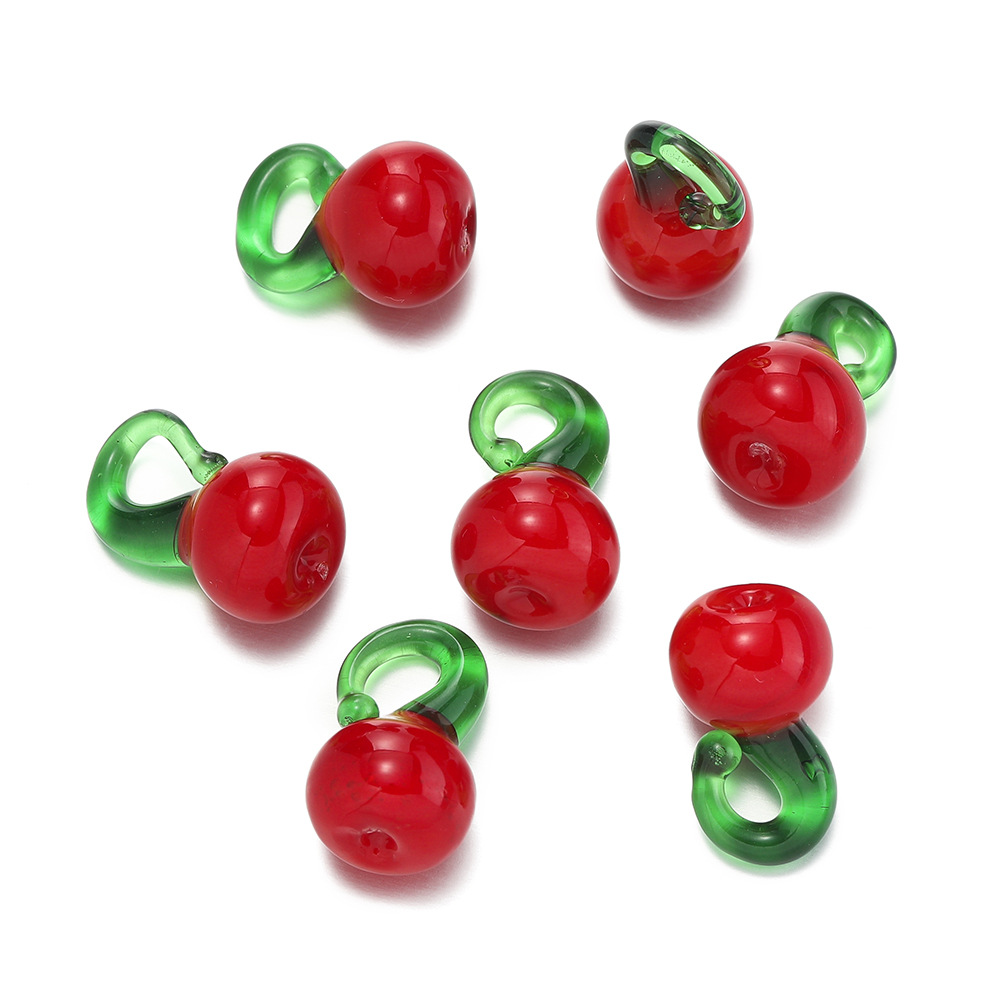 Pendentif en verre - Pomme