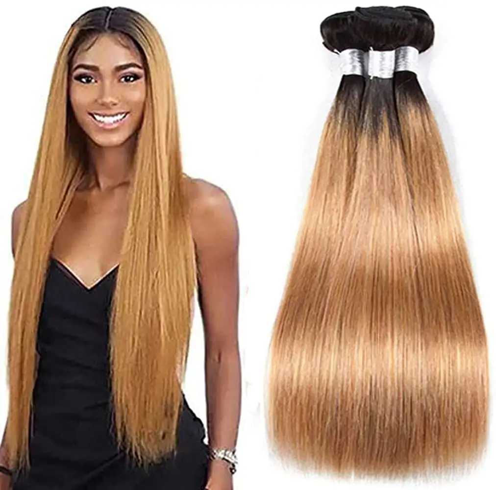 Großhandel rohe Nagel haut ausgerichtetes Haar 100 Virgin Remy Echthaar Nerz brasilia nisches Haar gerade 3 Bündel mit Spitze Frontal verschluss