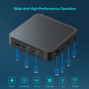 TV98 Pro Allwinner H313 Quad 8GB Remote + EMMC 4K çözünürlük ağ TV Set-Top Box ile dijital ekran ses uzaktan kumanda TV kutusu - Product Image 3