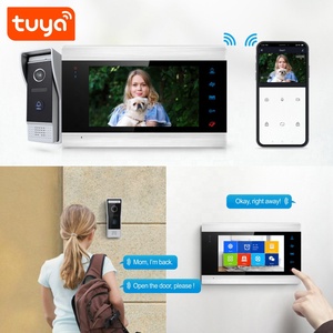Sistema de intercomunicación inteligente para teléfono y puerta, con módulo WiFi Tuya, Monitor interno, PST-DB09, 2023 - Product Image 2
