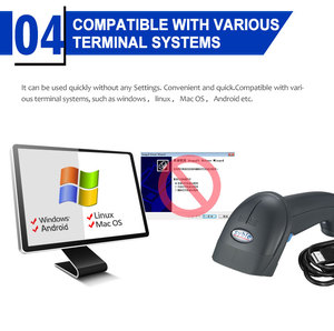 XB-6255M OEM ODM Wired Handheld Barcode-Leser 1D und 2D QR Code Scanner PDF417 Für IOS IPAD - Product Image 5