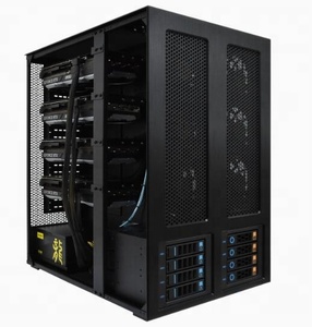 Tower Workstation Desktop PC Nuevo AMD EPYC 4310 Tower GPU Server, Deep Learning Deepseek Simulation Computing Workstation - Product Image 1