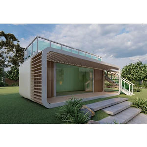 יוקרה מודרנית בקתת פלדה בית תא פלדה בית נייד מיכל זעיר לבית מיכל קטן בית עבור וילה שינה חיצונית או אפליקציה במשרד - Product Image 4