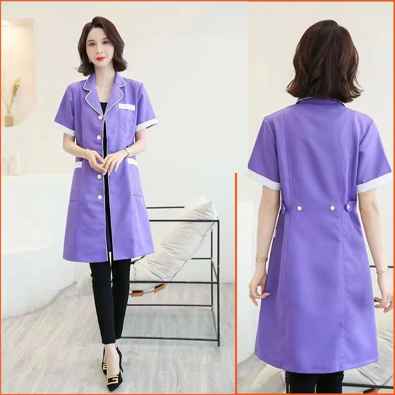 purple short sleeve