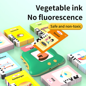 Herramienta educativa temprana para niños MJF, máquina de tarjetas cognitivas, máquina de aprendizaje de idiomas de voz para niños pequeños - Product Image 3