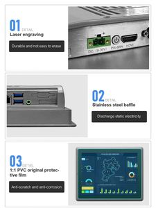 Nuevo soporte Android Windows Linux sistema I3 i5 i7 control de automatización 10 pulgadas Tablet PC industrial resistente - Product Image 5