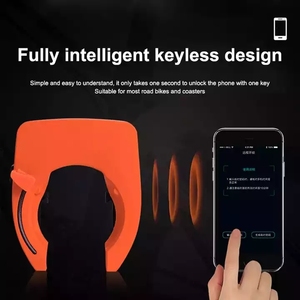 New Bicycle Lock Smart Horseshoe Lock <strong>App</strong> <strong>Scan</strong> <strong>Code</strong> Unlocking Solar Panel Long Work Bike Lock - Product Image 6