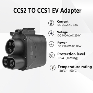 CCS2 to CCS1 AC/DCアダプターCCS2充電器to CCS1 EV CCS2 to CCS1電気自動車充電器AC/DC高速Ev充電アダプター - Product Image 5