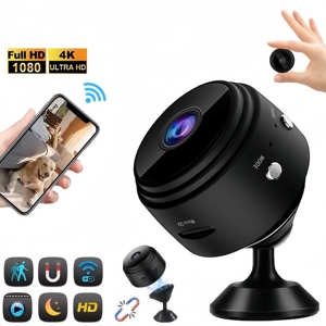 Mini cámara de seguridad 1080P Cámara IP visualización remota con iOS Android Aplicación de teléfono HD WiFi hogar Interior Exterior cámara para bebé - Product Image 1