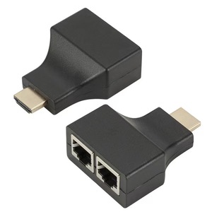 双RJ45 CAT5E CAT6 UTP局域网以太网HDMI扩展器中继器适配器，用于音频HDMI双 - Product Image 4