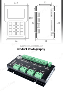 Richauto DSP A11E A11C sistema di controllo CNC dsp a18 set di maniglie richa11s 3 assi 4 assi per macchina Router CNC
