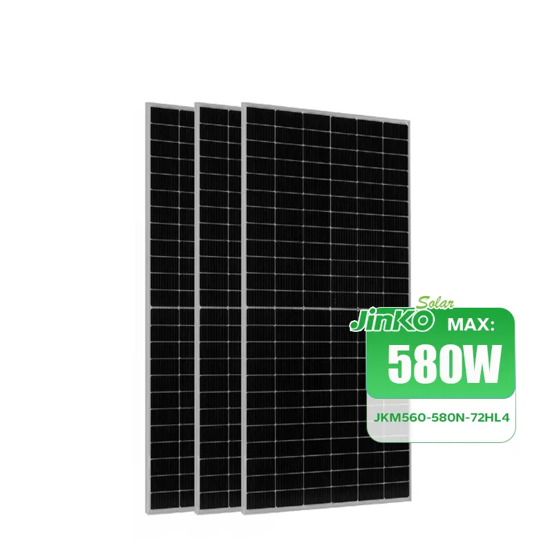 Jinko Bifacial n-tipi Tier-1 modül 570W 575W 580W fotovoltaik modül stokta GÜNEŞ PANELI