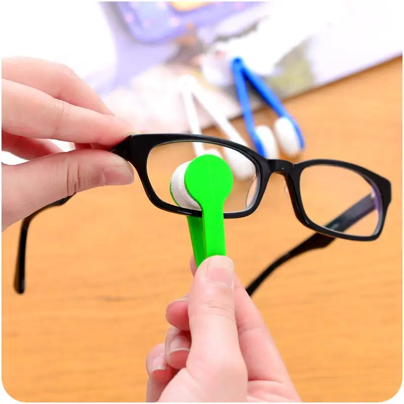 Epsilon-Nettoyeur de lunettes en microfibres, lunettes de soleil, lunettes, brosses, porte-clés, portable et multifonctionnel