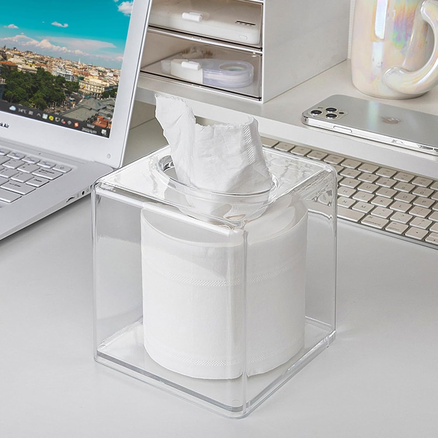 Transparent 14X14X14CM