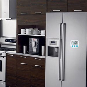 Allarme forte per esercizio cuoco cottura minuti secondo conteggio fino conto alla rovescia grande Display LCD Timer magnetico digitale da cucina - Product Image 6