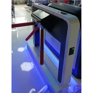 Automatisches Edelstahl-Barrier-Gate-Drehkreuz RS485-Kommunikationsschnittstelle Sicherheits zugriffs kontrolle über Finger abdruck - Product Image 6