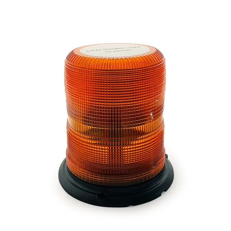 Super brilhante DC10-30V AMBER LED Rotary Lâmpada Heavy Duty Vehicle Mining Area Grande Luz de Advertência LED Beacon