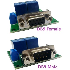 DC 12V 2 Channel DB9 Female/Male RS232 UART Remote Control Switch Board SerialポートRelay Module - Product Image 4