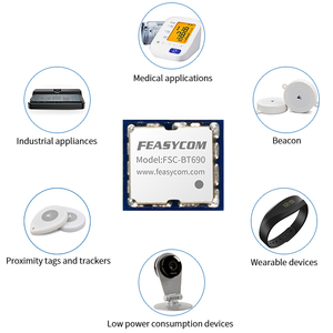 Tiny DA14531 BLE SoC Module Ultra Small Size 5.0mm GATT Client &amp; Peripheral <strong>Bluetooth</strong> 5/4.2/4.1/4.0 Module