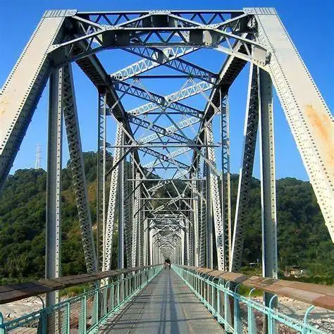 Puente de estructura de acero estándar Fabricante Bailey Truss Bridge Design con certificado europeo