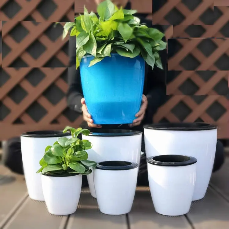 Tamanho múltiplo Top qualidade auto rega criativo automático água absorvente vaso de flores Para Casa Jardim Decor