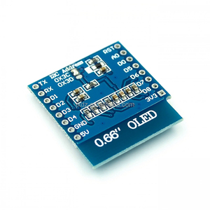 0,66-Zoll-OLED-Anzeigemodul LCD-Bildschirm IIC/I2C-Schnittstelle für D1 MINI-Display