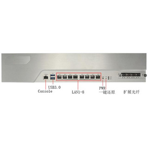 2U Rackmount Network Server with Intel LGA151 LGA1200 8 Gigabit <strong>LAN</strong> I210AT 4 SFP Redundant Dual PSU - Product Image 1