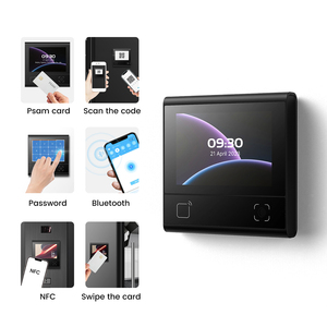 DW200 Multi-Functional Access Control System Card <strong>Reader</strong> with <strong>Touch</strong> <strong>Screen</strong> Supports NFC RFID 13.56Mhz Cards &amp; <strong>QR</strong> <strong>Code</strong> Password - Product Image 3