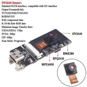 ESP32 Kamera Modul (für Arduino Kamera, Raspberry Pi Kamera), OV2640 2 Mega Pixel Kamera, mit Typ C Port und 3D WiFi Antenne
