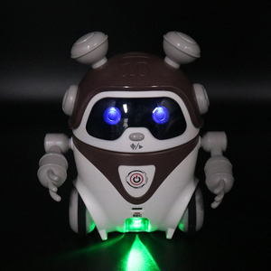 新しいデザイン子供の電気インテリジェント早期教育録音音声対話ロボットクールウォーキング回転ロボットおもちゃ - Product Image 2