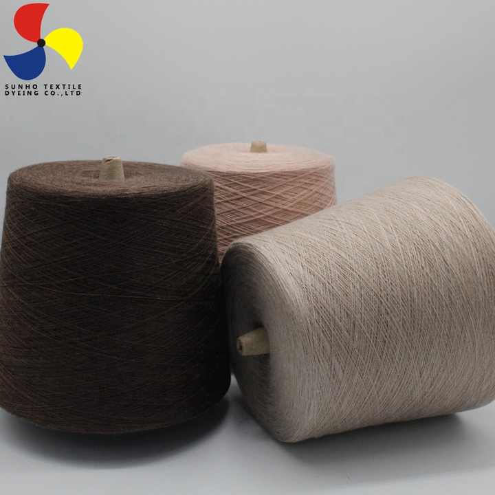 100 persen benang kasmir kerucut benang Sublim kasmir merino sutra 2/26Nm,2/45Nm,2/48Nm dapat disesuaikan dan grosir
