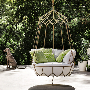 High-end personalizzato spiaggia sedia a dondolo a bordo piscina Set di mobili da esterno amaca giardino dondolo cesto dondolo cortile sedia sospesa - Product Image 2