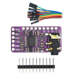 Interfaz PCM5102A, decodificador DAC I2S, módulo de reproductor I2S para placa de formato Pi PHAT, placa de Audio Digital PCM5102 - Product Image 1