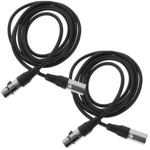 XLR แจ็กเก็ตเชื่อมต่อพีวีซีสายสัญญาณเสียงตัวผู้กับตัวเมียสำหรับไมโครโฟนเครื่องขยายเสียงเครื่องเล่นดีวีดีและลำโพง - Product Image 3