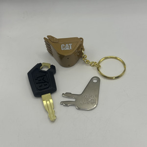 CAT Heavy Equipment Ignition <strong>Key</strong> 5P-8500 8H-5306 Universal CAT Excavator <strong>Key</strong> with Bucket Model <strong>Key</strong> Chain 5P8500 8H5306 - Product Image 2
