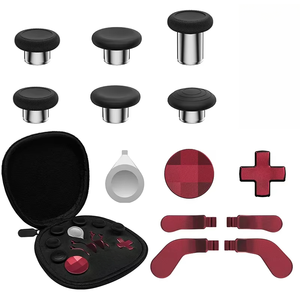 Xbox One Elite serisi için 14-in-1 tamir kiti 2 denetleyici aksesuar kiti Metal d-tuşları tetik kürekler Gamepad Thumbstick kavrama