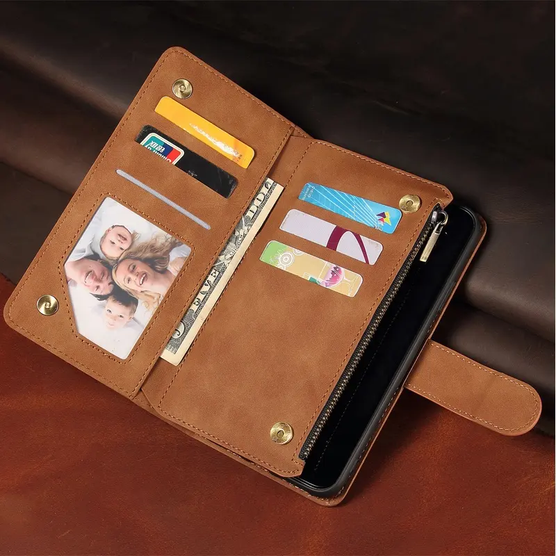 new products 2020 Leather wallet phone case for iphone 11 /11 pro/11 pro max