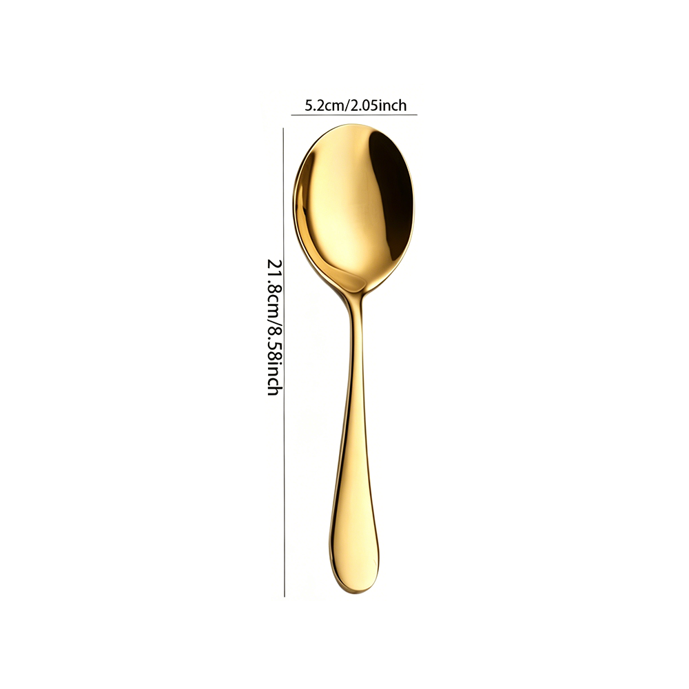 Cuillère de service dorée