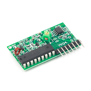1 Satz IC 2262/2272 4 Kanal 315 MHz Taster drahtlose Fernbedienungskit Empfängermodul für Arduino - Product Image 2