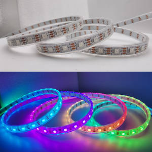 デジタルアドレス指定可能WS2812b5VスマートRGBIC Tira Fita Luces防水WS2812 60 144leds 2812b SPI Pixel RGB ws2812ledストリップ - Product Image 1