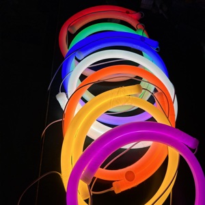 24v 10 <span class=keywords><strong>Metro</strong></span> Rollo 360 Digital Luz Led Neon Flex Diameter 18mm Rgbw Luces Led Pixel Neonflex Luces Musicales tabung Strip - Product Image 1